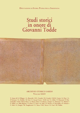 Archivio Storico Sardo Volume n. XXXV Deputazione di Storia